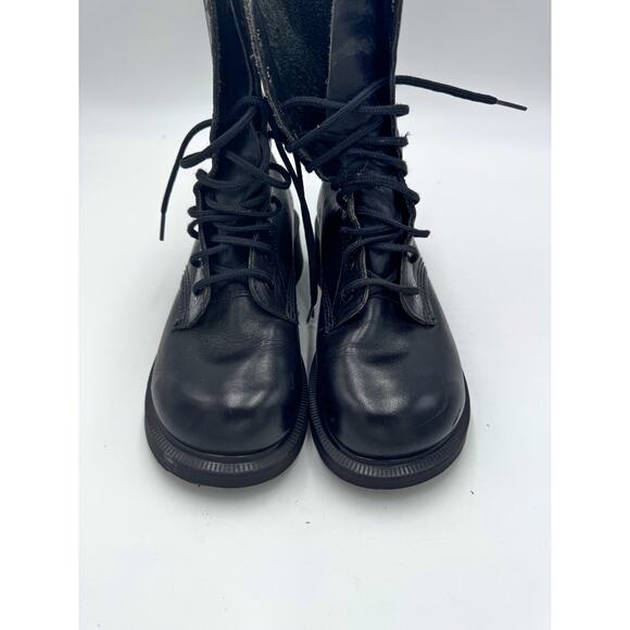 RARE 90s Dr. Martens Made In England 10-Eye Lace Up Boots Size Size 6 Women - Picture 7 of 10